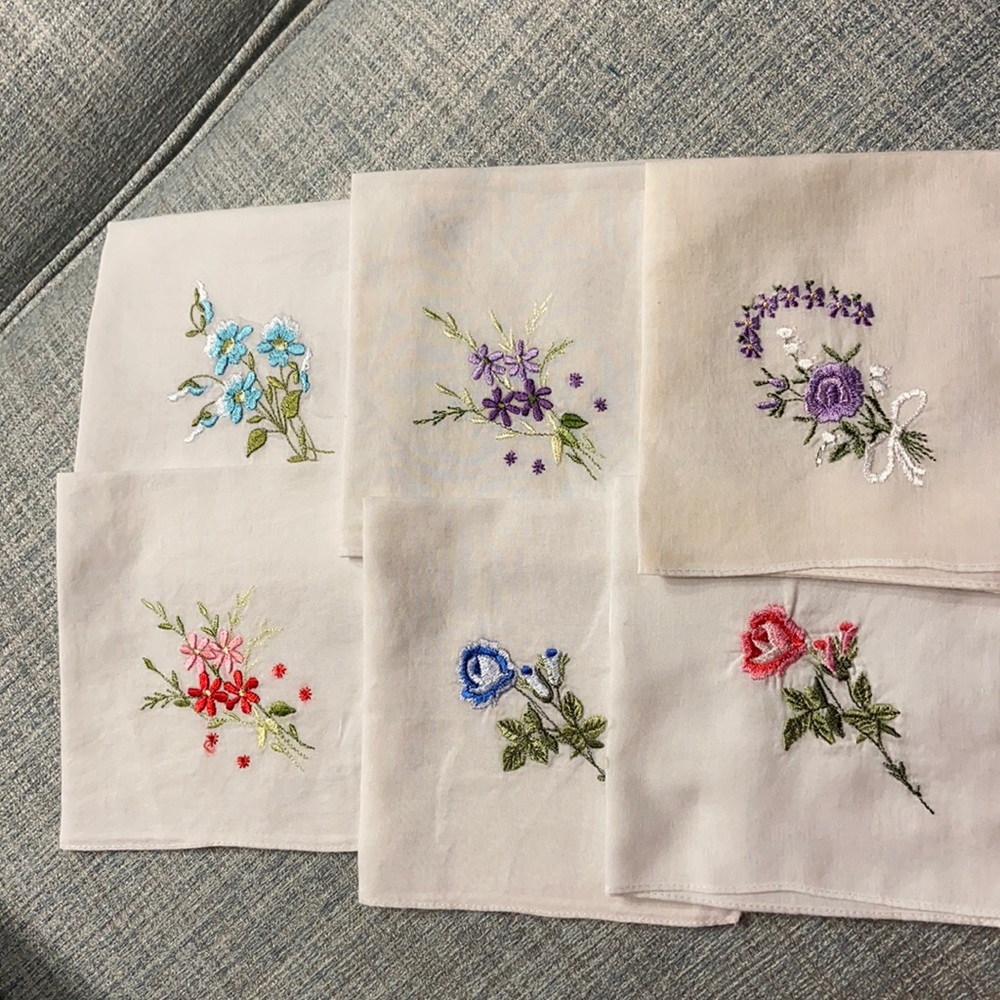 Embroidered Hankies